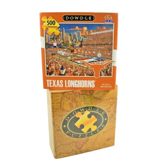 Dowdle Puzzles UT Texas Longhorns Memorial Stadium 500 Piece Jigsaw Puzzle New - Picture 6 of 6